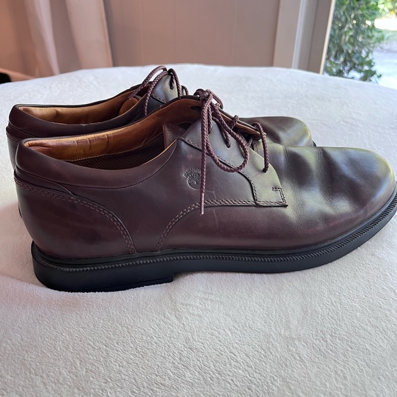 Timberland Dark Brown Leather Oxfords 13M - Picture 1 of 7